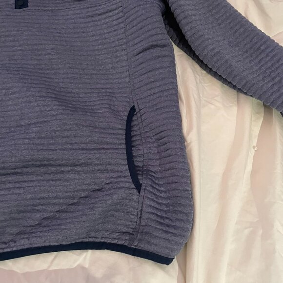 Women's Blue L.L. Bean Classic Fleece Pullover Size XL - Picture 5 of 8